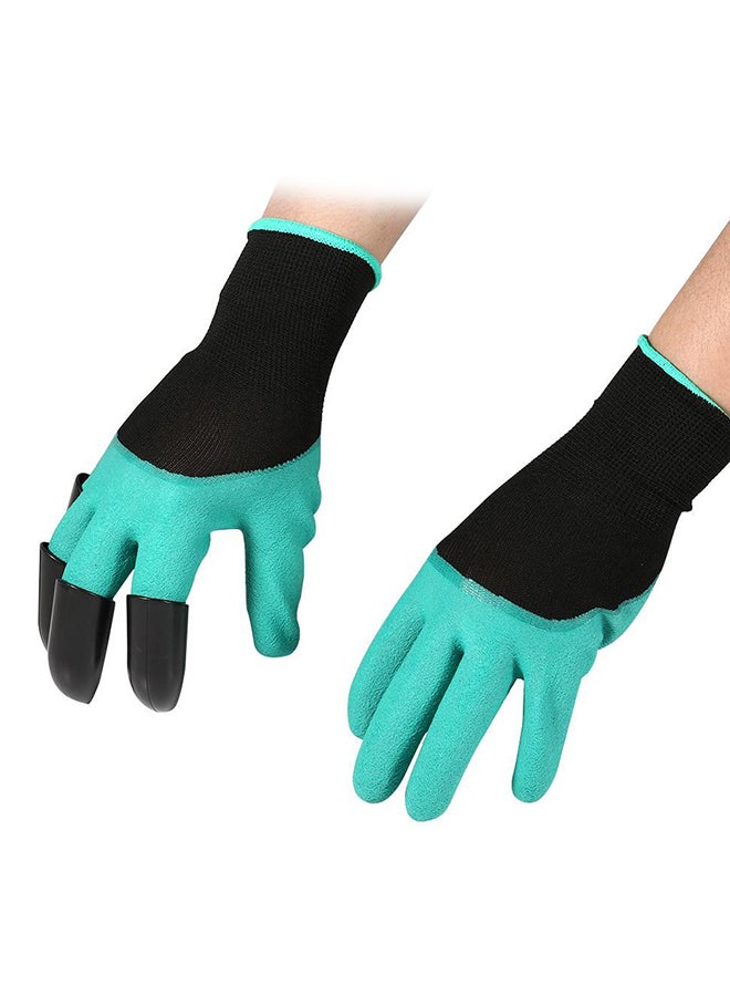 Garden Genie Pair Of Garden Gloves Blue/Black Medium  - Image 3