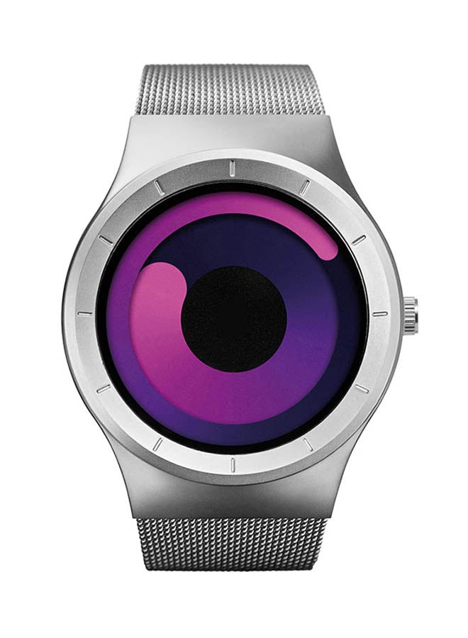 ساعة يد بعقارب مقاومة للماء وبسوار الإستانلس طراز S9659G للرجال