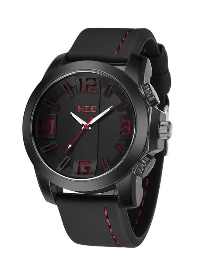 M&G - Men's Water Resistant Leather Analog Watch MG102 - Image 1