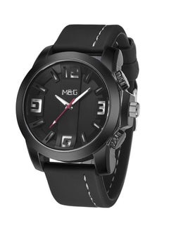 M&G Men's Water Resistant Leather Analog Watch MG108 