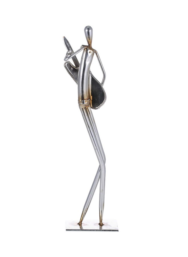 TOOARTS Orchestra Electric Guitar  Metal Sculpture Silver 342grams - Image 3