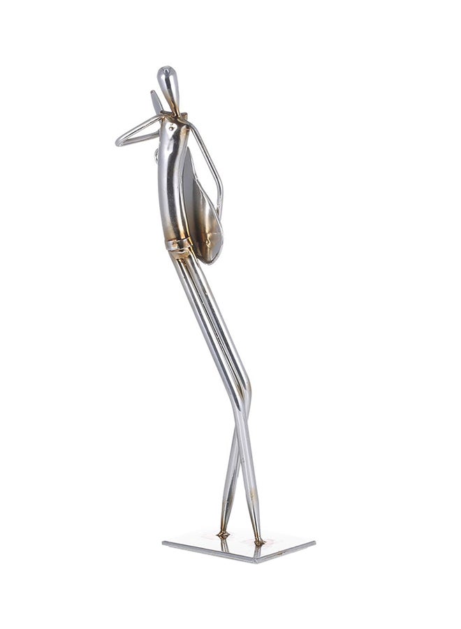 TOOARTS Orchestra Electric Guitar  Metal Sculpture Silver 342grams - Image 2