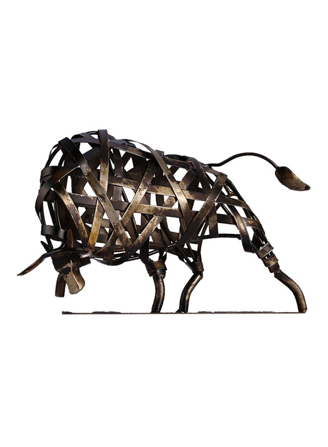 Metal Sculpture Of Iron Braided Cattle Gold 961grams - v1534246902/N16364085A_5