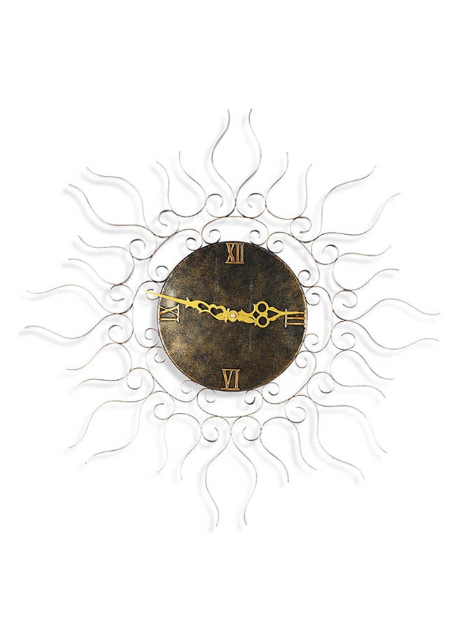 TOOARTS Sun Shaped Wall Clock White 1270grams - Image 1