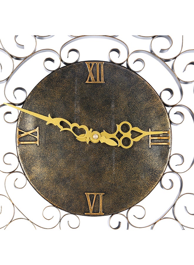 TOOARTS Sun Shaped Wall Clock White 1270grams - Image 2