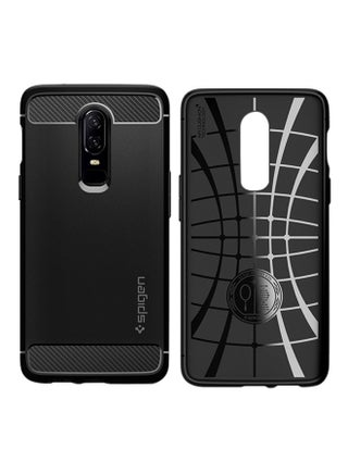 Rugged Armor Case Cover For OnePlus 6 Black - v1534248831/N16263687A_1