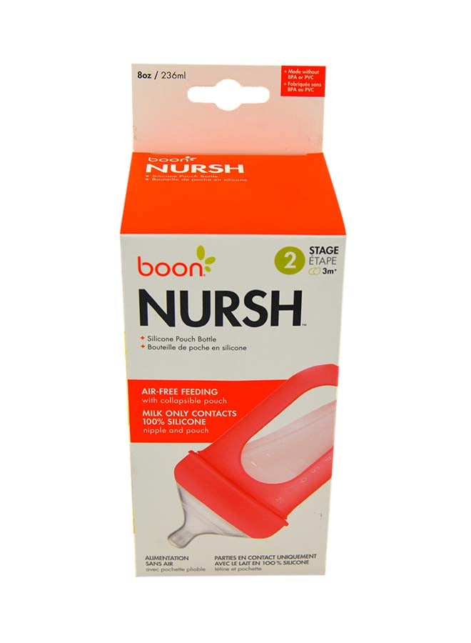 بون زجاجة رضاعة من سيليكون نورش بسعة ٨ أونصة بي ١١٢٩٣ - Image 2