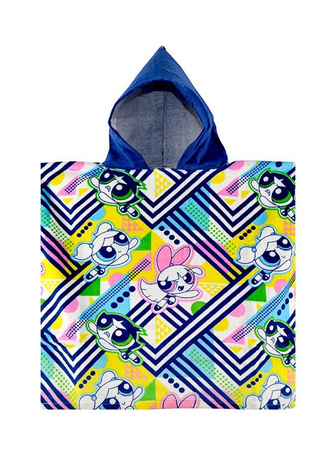 CARTOON NETWORK Hooded Printed Bath Towel Multicolour 60x120cm  - Image 1