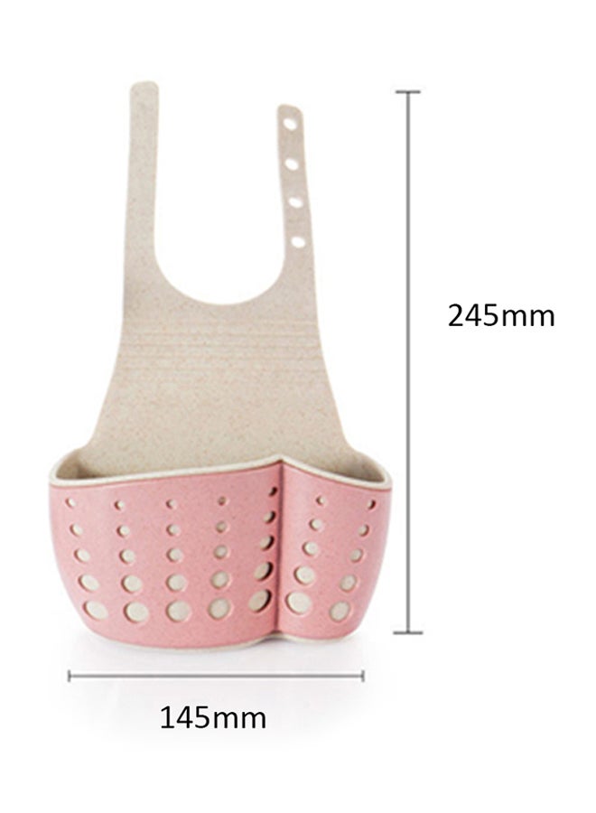 ANSELF Kitchen Sink Drain Basket And Holder Pink  - Image 2