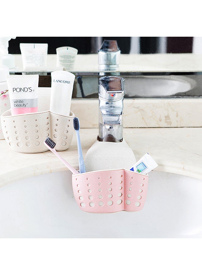 ANSELF Kitchen Sink Drain Basket And Holder Pink  - Image 5