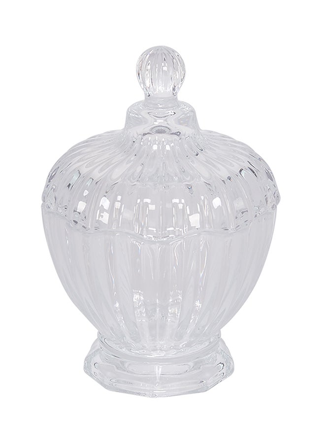 Glass Sugar Pot Clear 19x13.5centimeter - Image 1