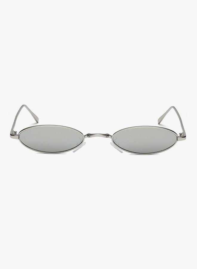 هيكوليتي نظارة شمسية بإطار بيضاوي (ترانزيشن) بعدسات متعددة الألوان طراز Bailuan8011SilverSilver - Image 2