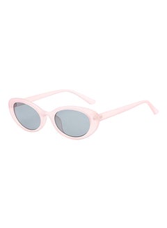 hikulity Women's UV Protection Oval Sunglasses Pink/Grey  - Image 1