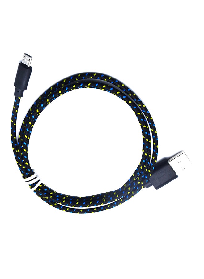 Micro USB Data Sync Charging Cable Black - Image 1