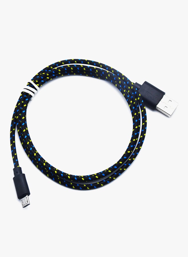 Micro USB Data Sync Charging Cable Black - Image 2
