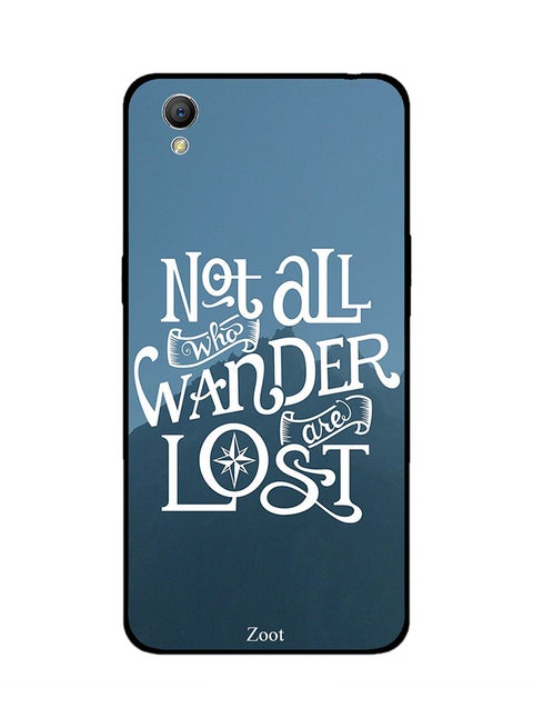 Thermoplastic Polyurethane Protective Case Cover For Oppo A37 Not All Those Who Wander Are Lost