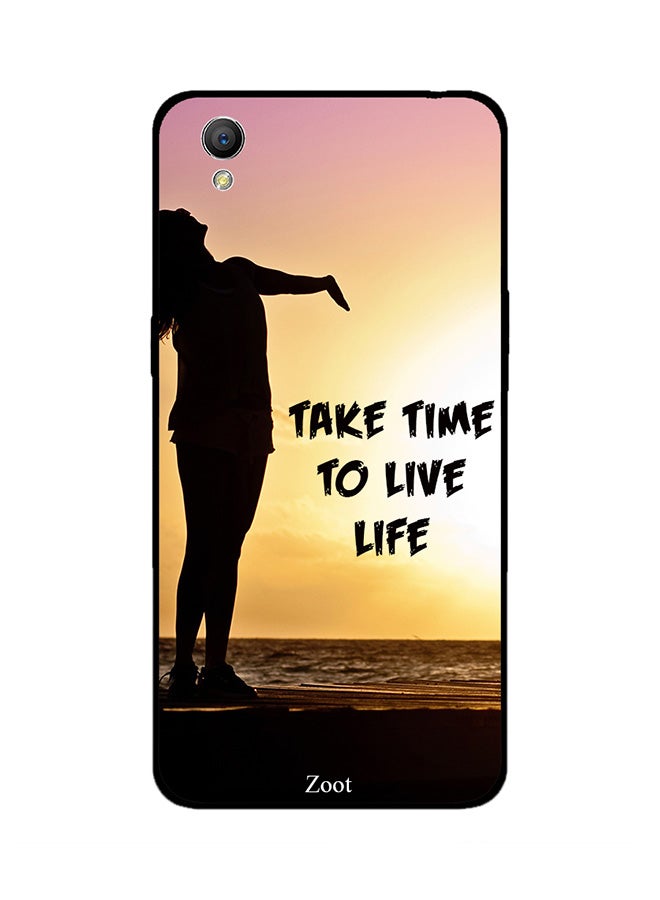 Zoot Thermoplastic Polyurethane Protective Case Cover For Oppo A37 Take Time To Live Life