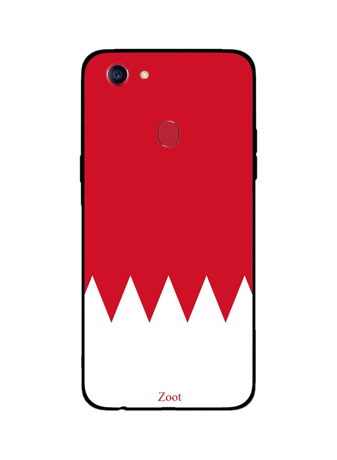 Zoot Thermoplastic Polyurethane Skin Case Cover -for Oppo F7 Bahrain Flag Bahrain Flag
