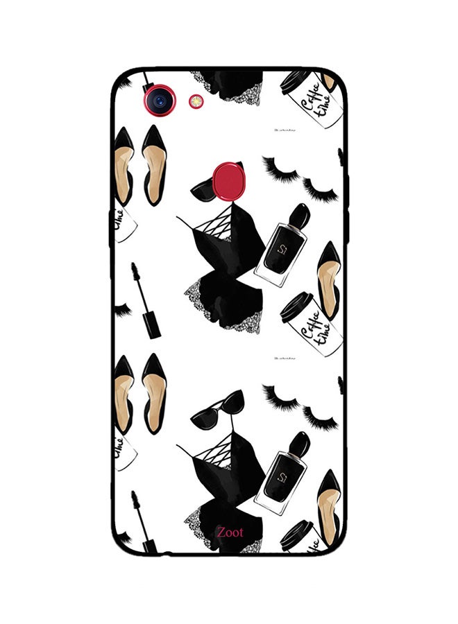 Zoot Thermoplastic Polyurethane Skin Case Cover -for Oppo F7 Dress Glasses Coffee Dress Glasses Coffee