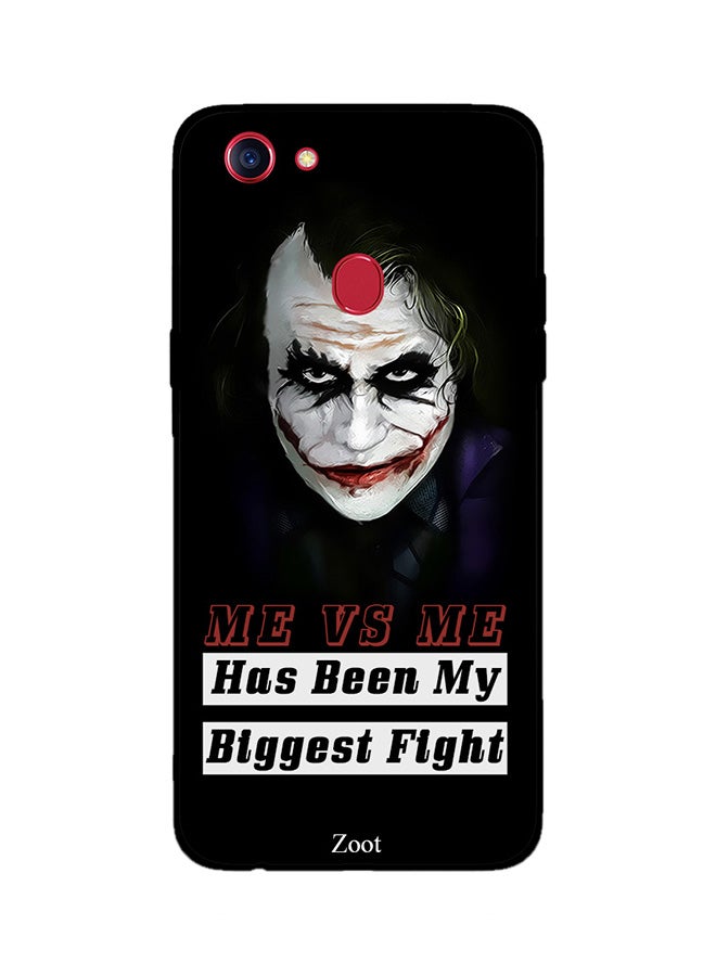 Zoot Thermoplastic Polyurethane Skin Case Cover -for Oppo F7 Me Vs Me Has Been My Biggest Fight Me Vs Me Has Been My Biggest Fight