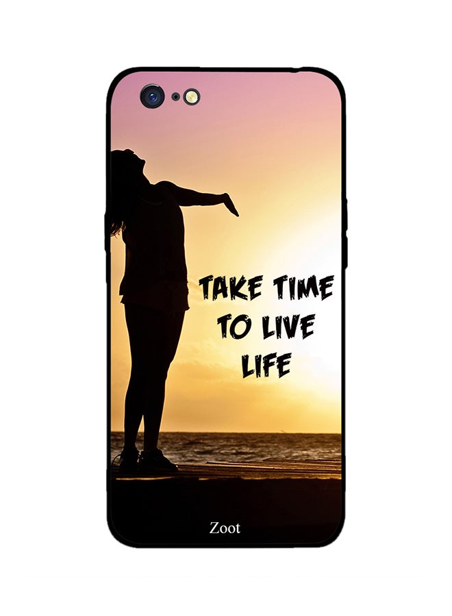 Zoot Thermoplastic Polyurethane Skin Case Cover -for Oppo A71 Take Time To Live Life Take Time To Live Life