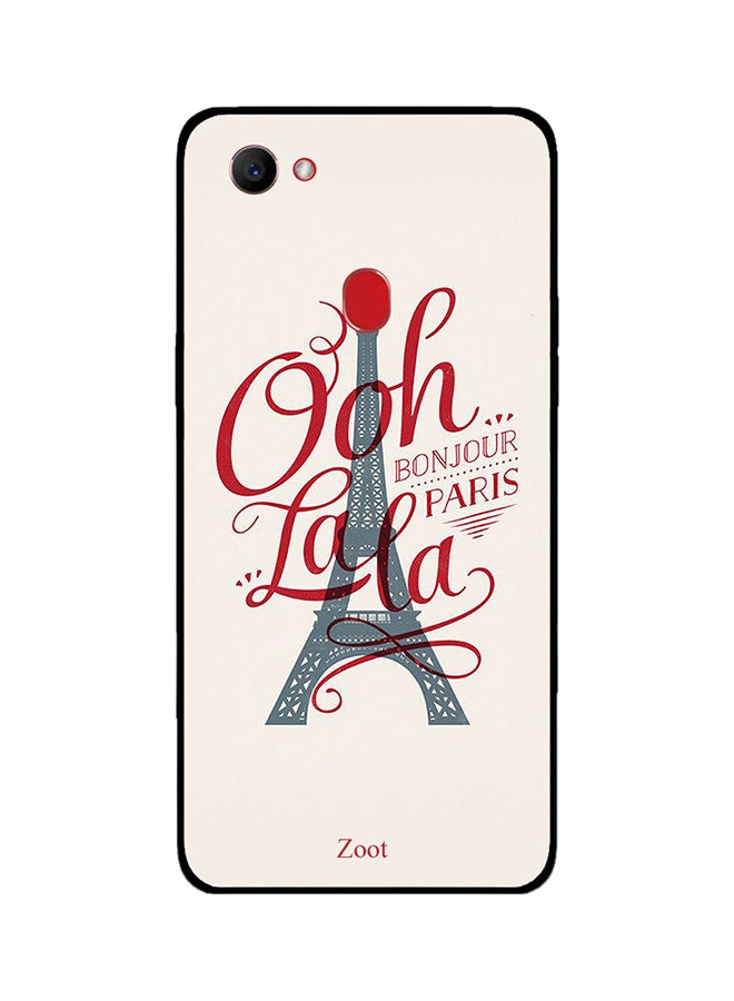Thermoplastic Polyurethane Protective Case Cover For Oppo F5 Bonjour Paris