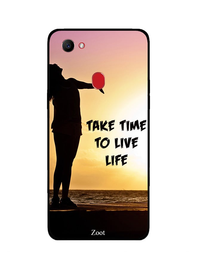 Zoot Thermoplastic Polyurethane Protective Case Cover For Oppo F5 Take Time To Live Life