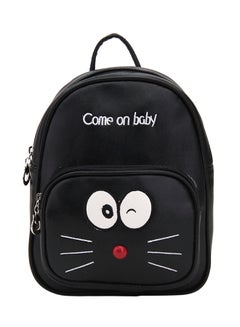 Zipper Backpack Black