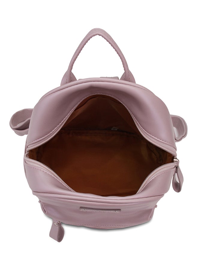 YUEJIN - Zipper Backpack Rose Gold - Image 1