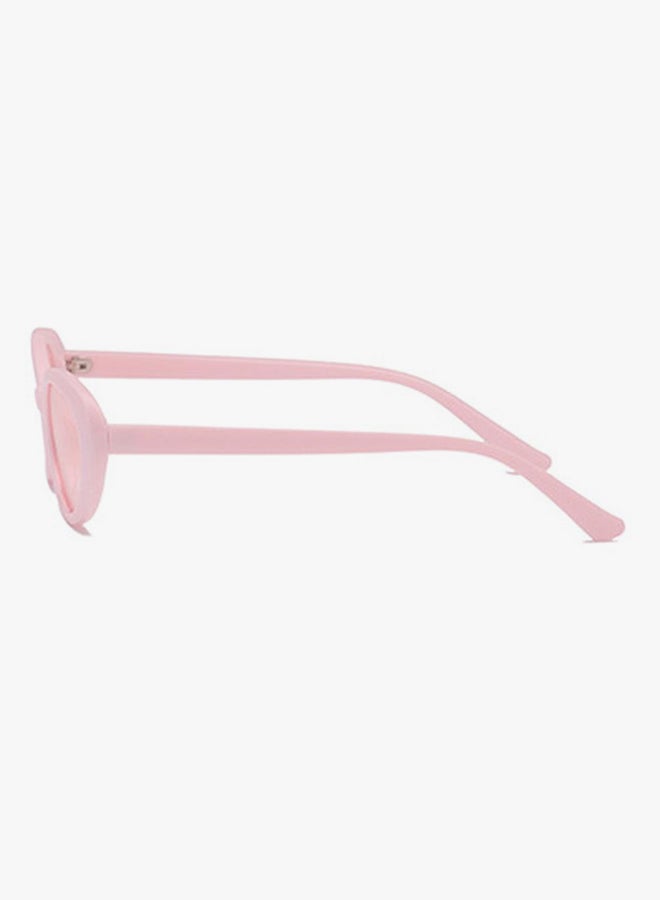 hikulity Women's UV Protection Oval Sunglasses Pink  - Image 3