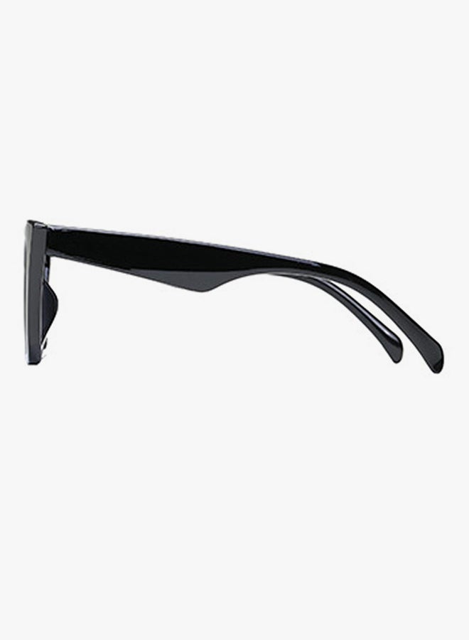 هيكوليتي نظارة شمسية بإطار مربع وحماية من الأشعة فوق البنفسجية طراز Bailuan17047BlackGrey للنساء - Image 3