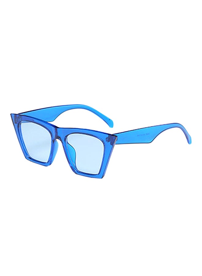 hikulity Women's UV Protection Square Sunglasses Blue  - Image 1