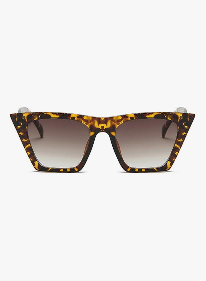 hikulity Women's UV Protection Square Sunglasses Leopard  - Image 2