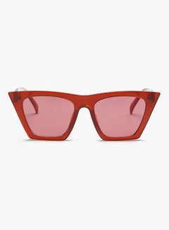 hikulity Women's UV Protection Square Sunglasses Red  - Image 2