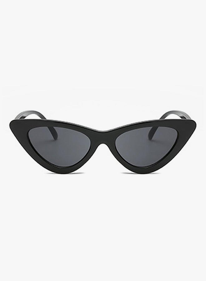 hikulity Women's UV Protection Cat Eye Sunglasses Black/Grey  - Image 2