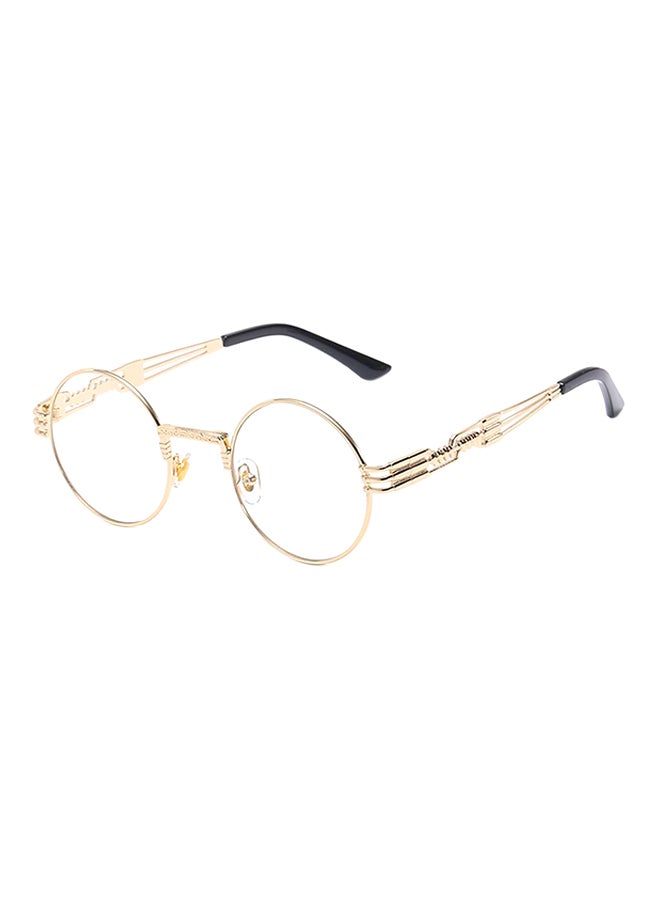 hikulity Polychromatic (Transitions) Round Sunglasses Gold/Clear 