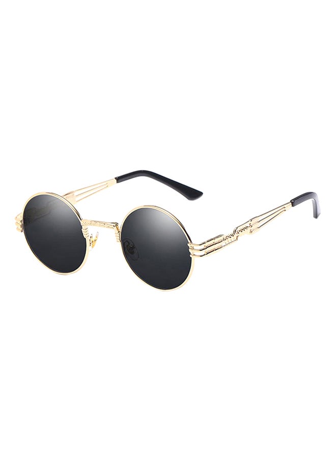 hikulity Polychromatic (Transitions) Round Sunglasses Gold/Grey  - Image 1