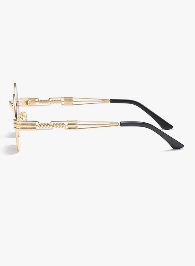 hikulity Polychromatic (Transitions) Round Sunglasses Gold/Grey  - Image 3