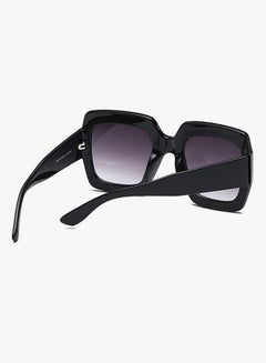 hikulity UV Protection Oversized Sunglasses Black/Grey  - Image 3