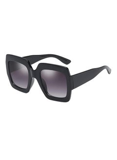 hikulity UV Protection Oversized Sunglasses Black/Grey  - Image 1