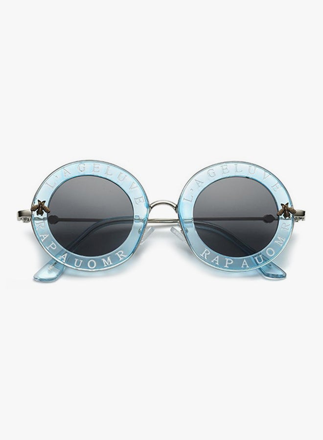hikulity UV Protection Round Sunglasses Round Bee/Blue Grey - Image 2