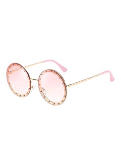 hikulity UV Protection Round Sunglasses Diamond/SilverPink 