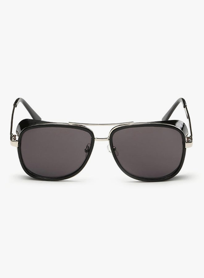 hikulity Men's UV Protection Goggle Sunglasses Iron Black/Double Grey  - Image 2