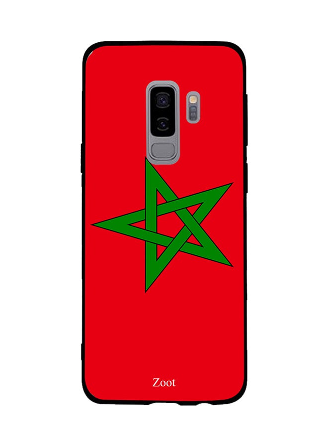 Zoot Thermoplastic Polyurethane Protective Case Cover For Samsung Galaxy S9 Plus Morocco Flag