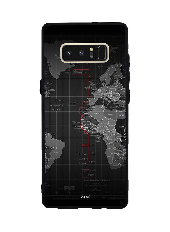 Zoot Thermoplastic Polyurethane Protective Case Cover For Samsung Galaxy Note 8 Ocean Borders 