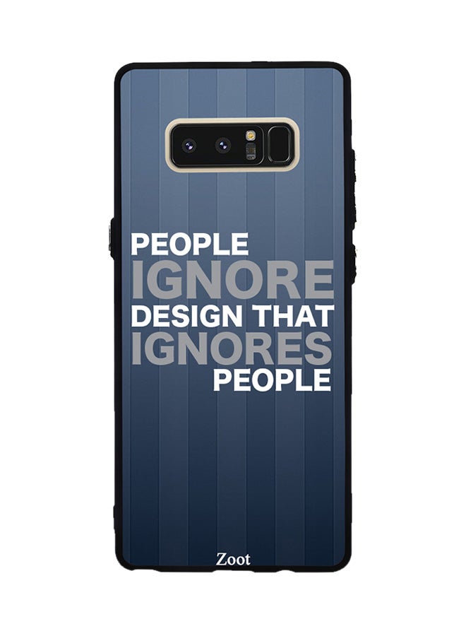 Thermoplastic Polyurethane Protective Case Cover For Samsung Galaxy Note 8 People Ignore Design