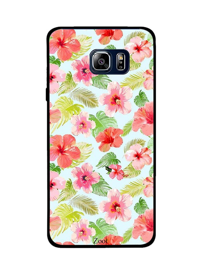 Zoot Thermoplastic Polyurethane Protective Case Cover For Samsung Galaxy Note 5 Red Pink Flowers