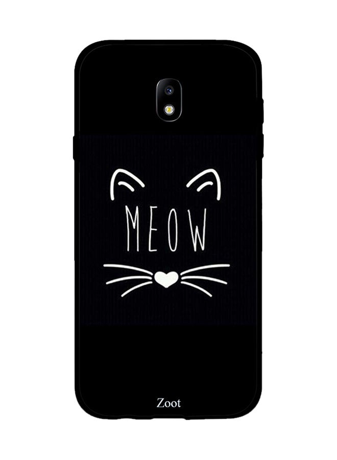 Thermoplastic Polyurethane Protective Case Cover For Samsung Galaxy J7 (2017) Meow