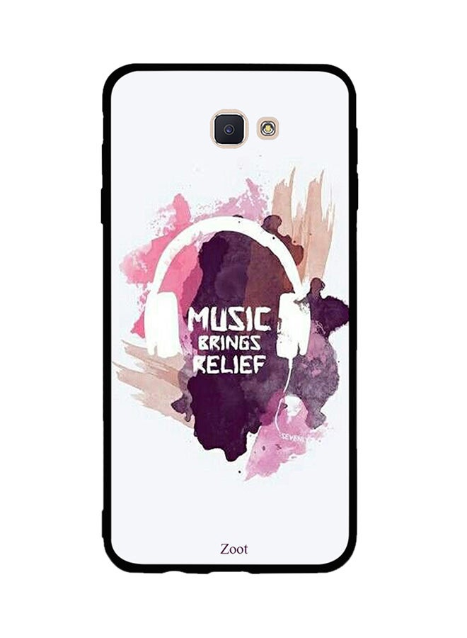 Zoot Thermoplastic Polyurethane Skin Case Cover -for Samsung Galaxy J7 Prime Music Brings Relief Music Brings Relief