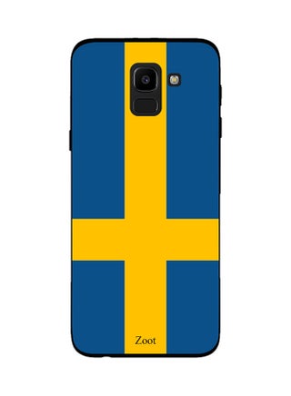 Thermoplastic Polyurethane Protective Case Cover For Samsung Galaxy J6 Sweden Flag - v1534491593/N16463479A_1